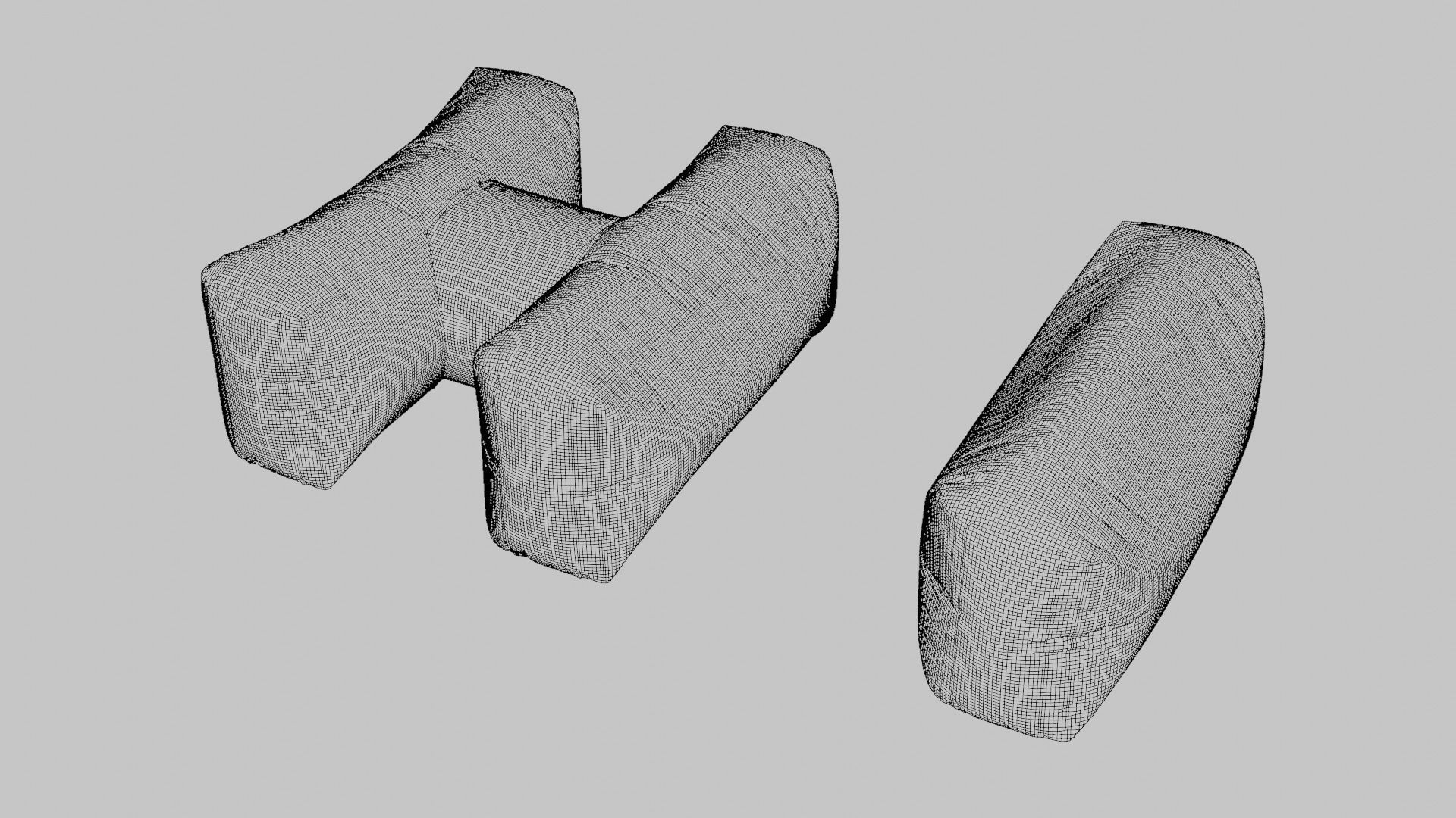 Chubby Balloon Alphabets 3D model_18