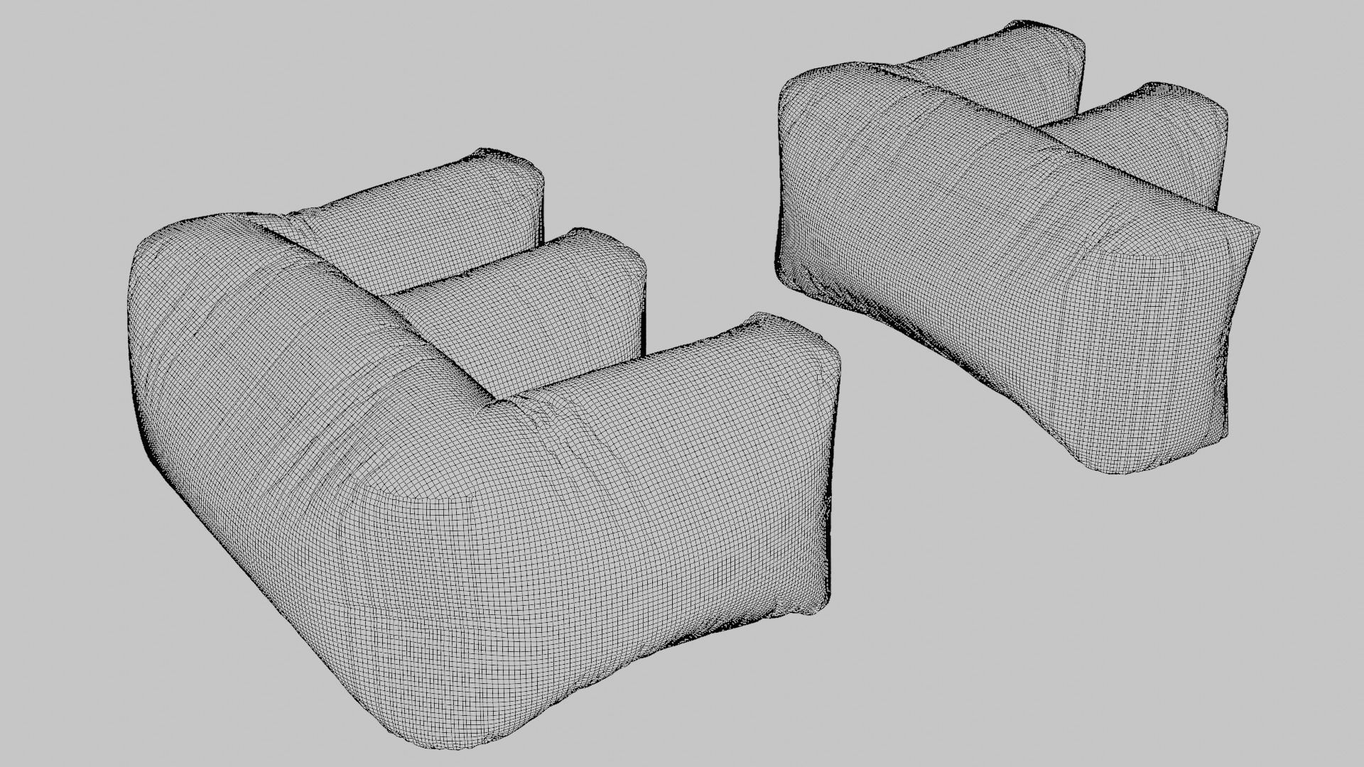 Chubby Balloon Alphabets 3D model_28