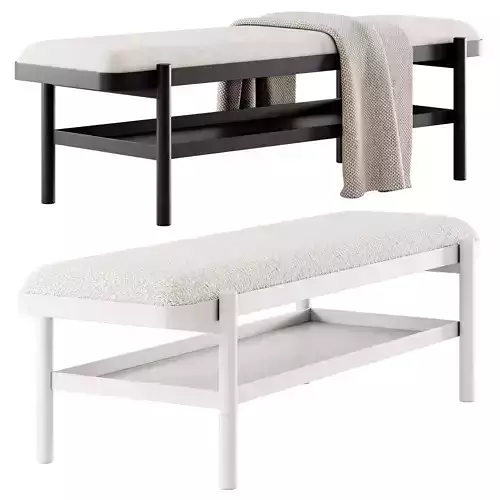 Virk Boucle bench by Arcticle