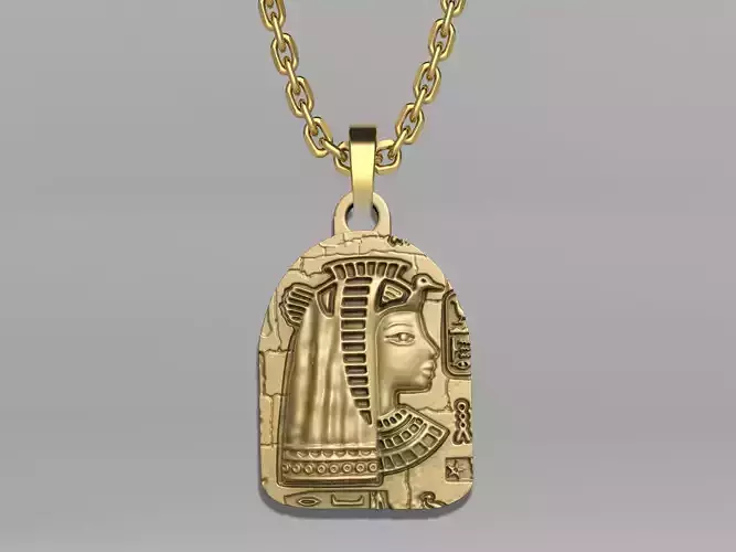 CLEOPATRA QUEEN ANCIENT EGYPT PENDANT M01