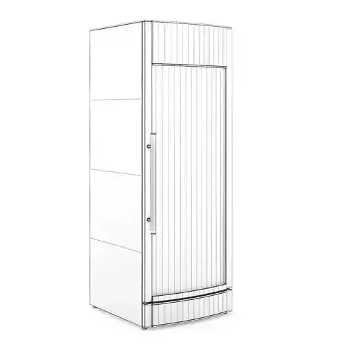 Refrigerator orange drink display