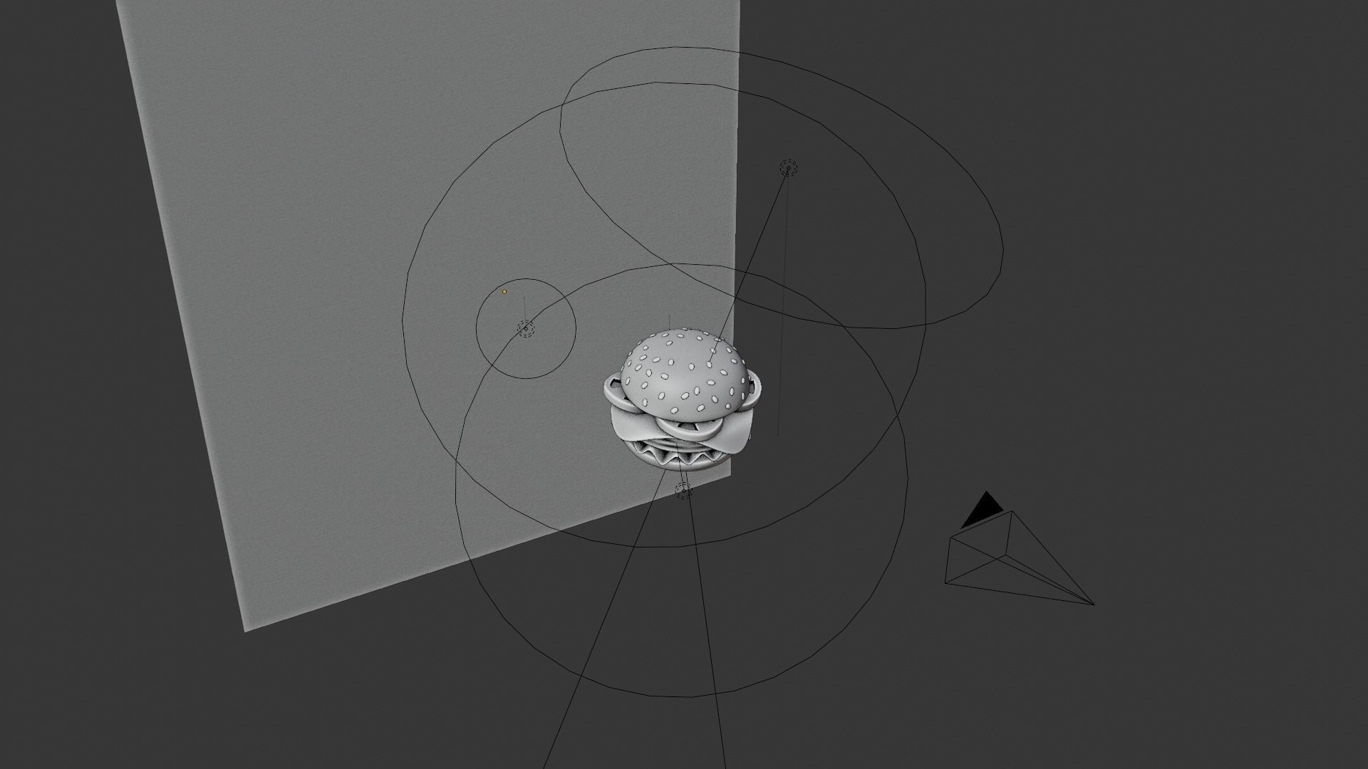 Cartoon Cheeseburger - Stylized 3D Food Model 3D model_11