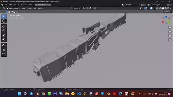 blender 3D print model