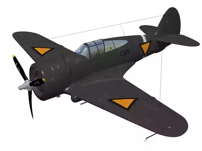Curtiss Wright P 36 Hawk75 A7
