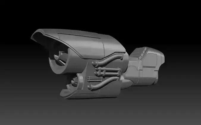 Coruscant Speeder Bike 3D print model