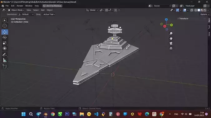 blender  3D print model