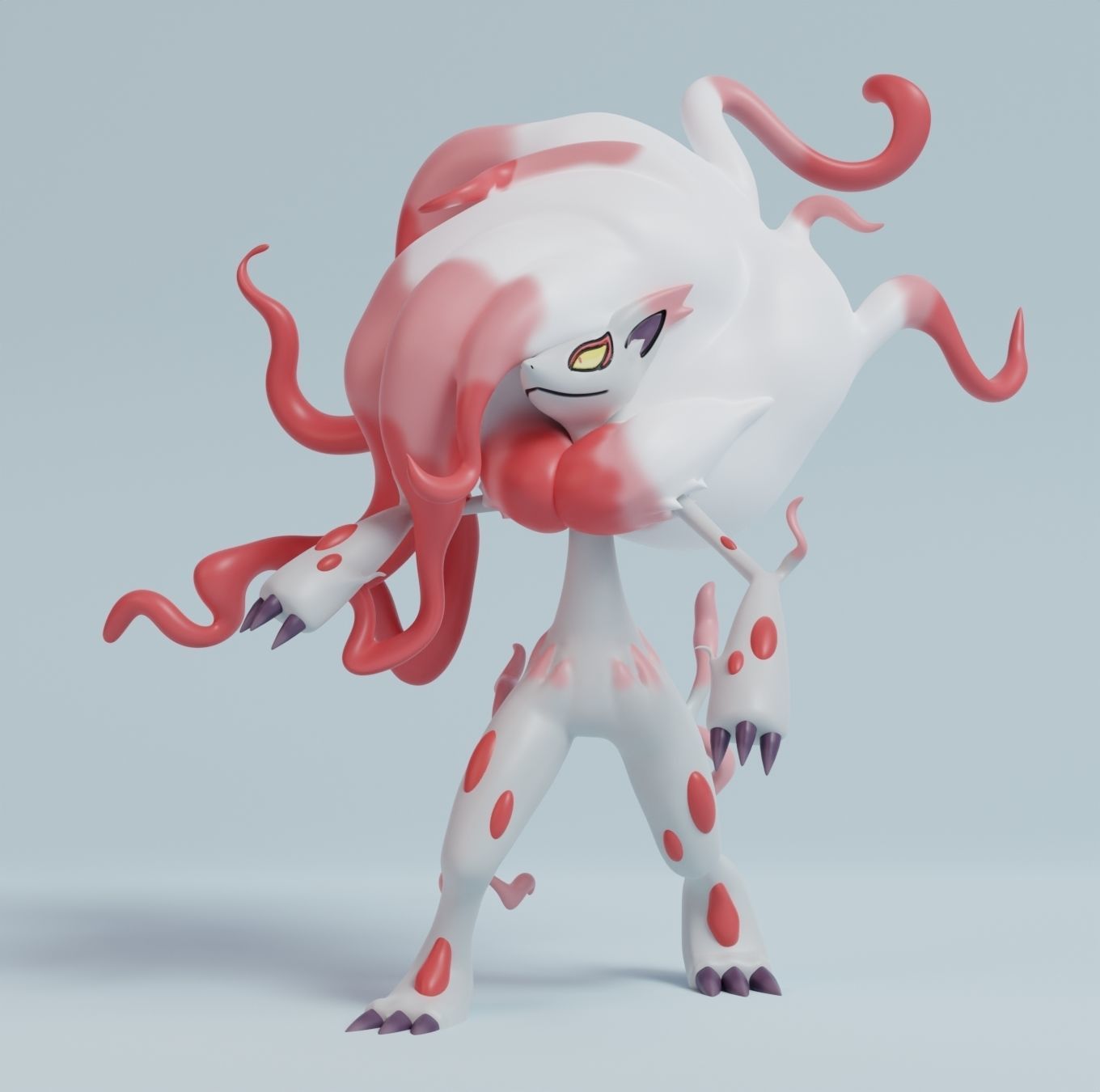 Pokemon - Hisuian Zorua and Zoroark  3D print model_1