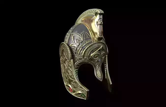 Theoden Helmet lord of the rings 3D DIGITAL DOWNLOAD FILE 3D print model