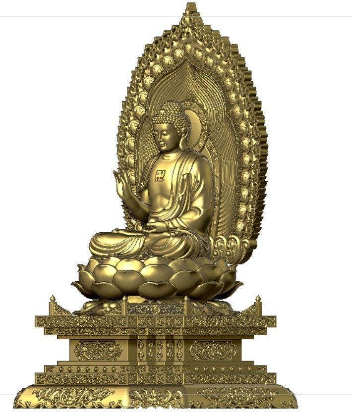 3d printed model of the Medicine Buddha 3D print model_17