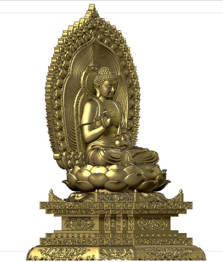 3d printed model of the Medicine Buddha 3D print model_20