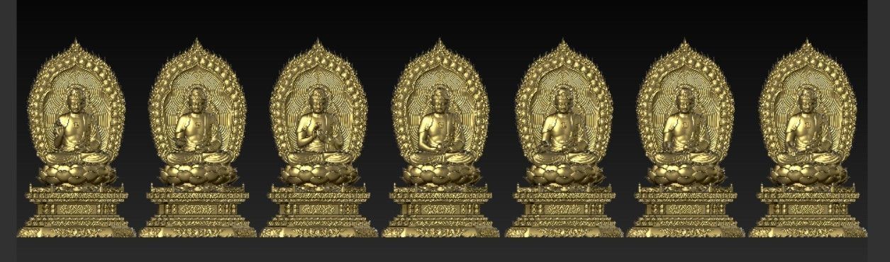 3d printed model of the Medicine Buddha 3D print model_18