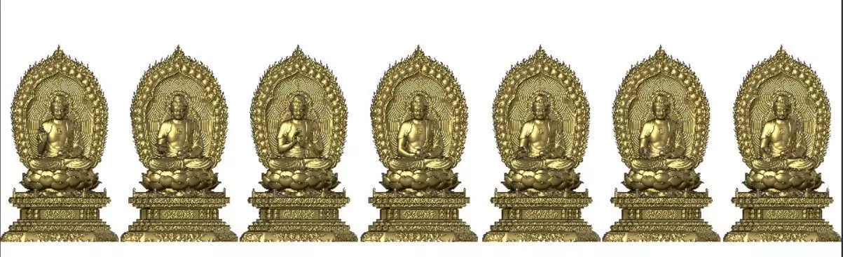 3d printed model of the Medicine Buddha 3D print model_0