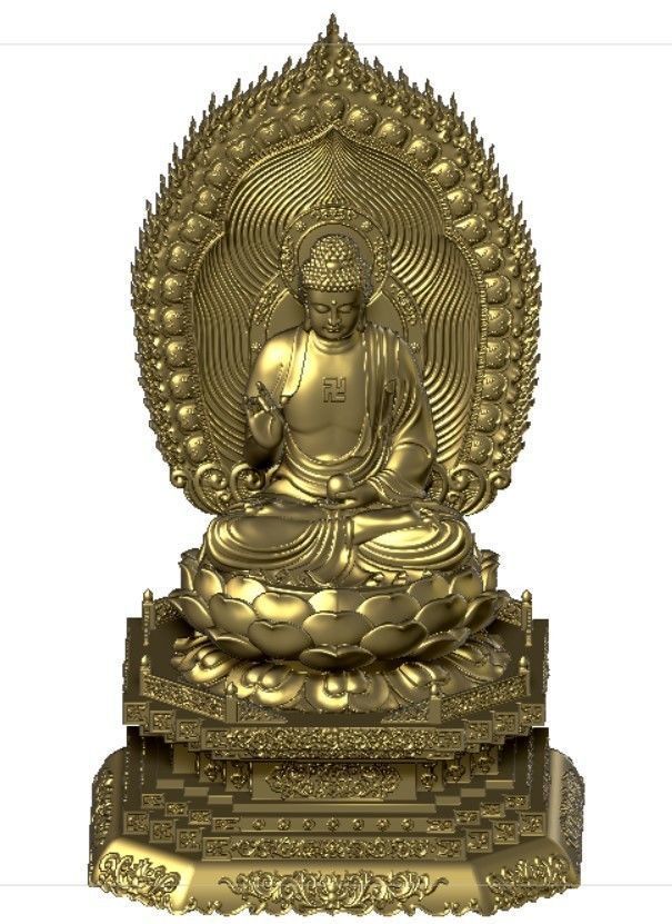 3d printed model of the Medicine Buddha 3D print model_19