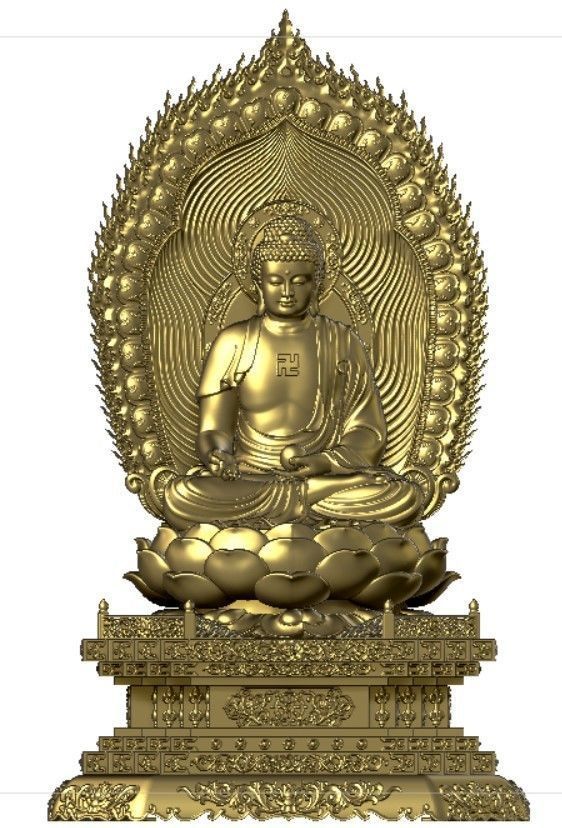 3d printed model of the Medicine Buddha 3D print model_11