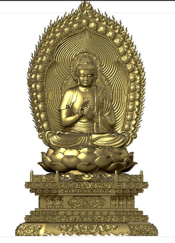 3d printed model of the Medicine Buddha 3D print model_10