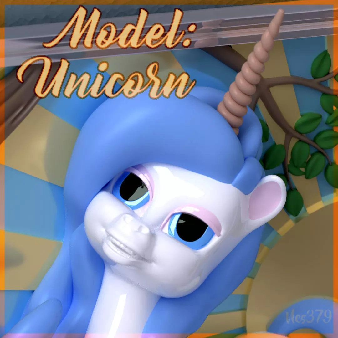 Modelo Unicornio 3D print model