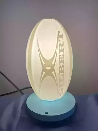 Lampe Rugby et logo aviron bayonnais 