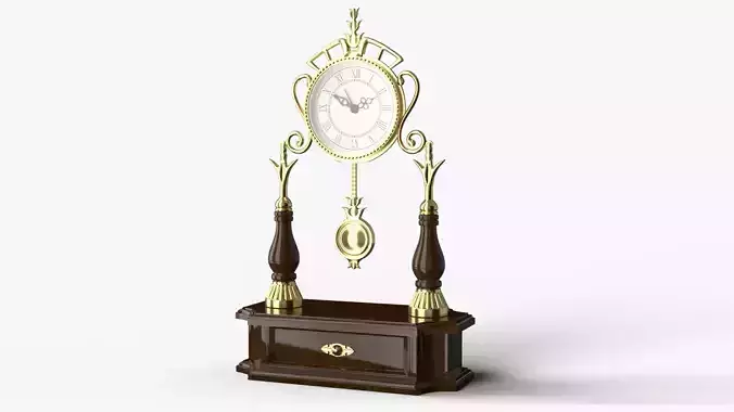 Pendulum Clock 3D model