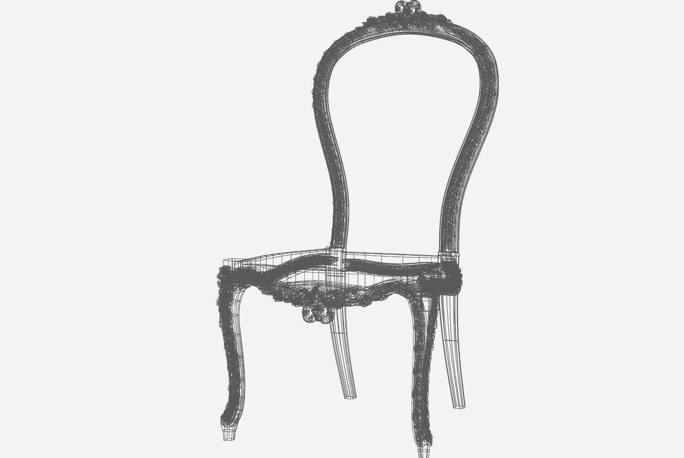 Chair 3d model for cnc 03 3D model_9