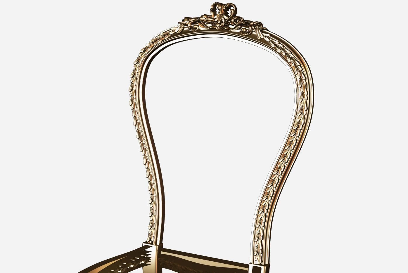 Chair 3d model for cnc 03 3D model_4