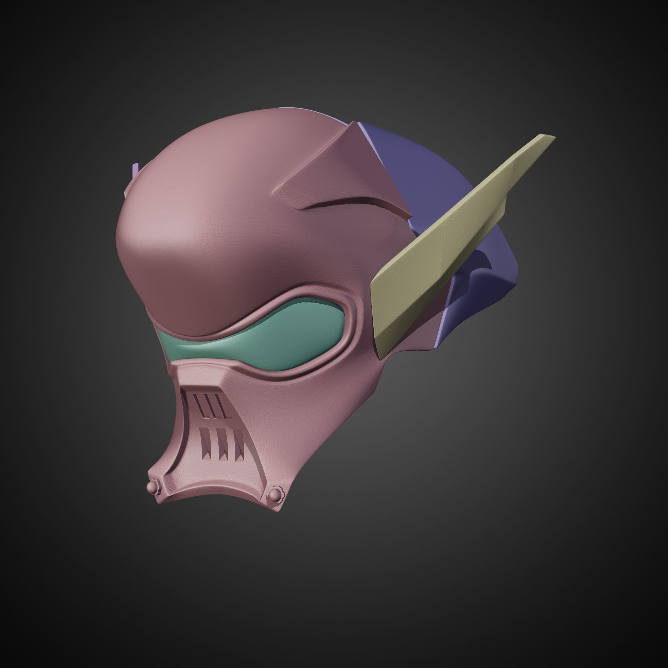 Star Wars Visions Am Helmet for Cosplay 3D print model_10