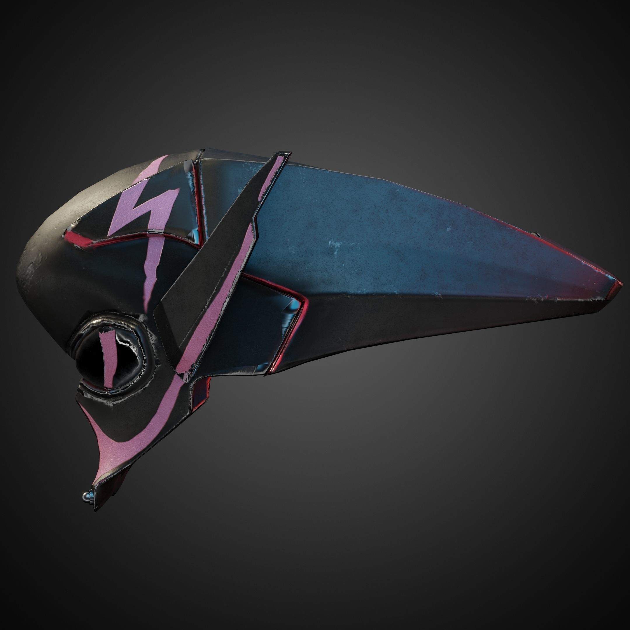 Star Wars Visions Am Helmet for Cosplay 3D print model_4