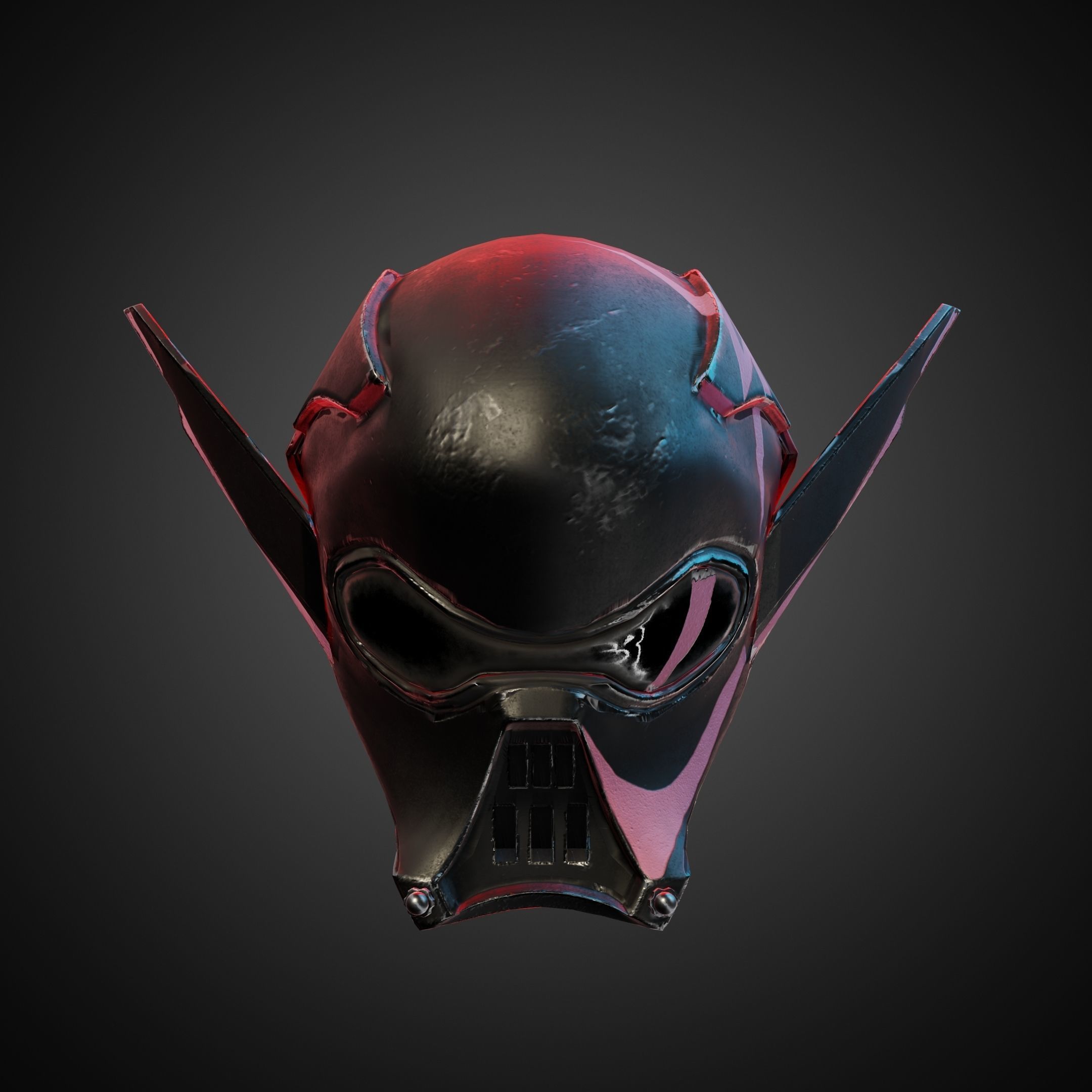 Star Wars Visions Am Helmet for Cosplay 3D print model_2