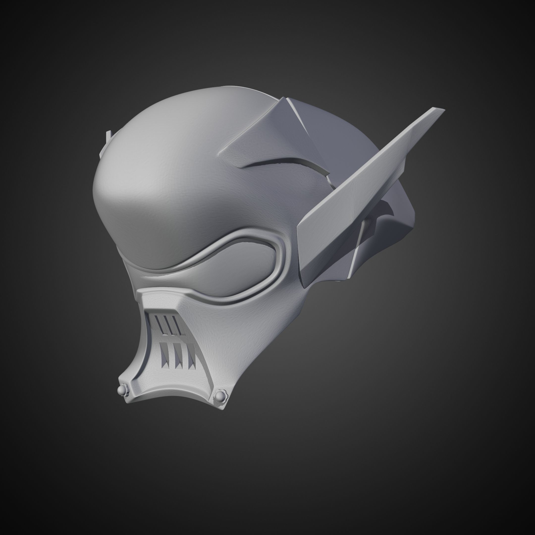 Star Wars Visions Am Helmet for Cosplay 3D print model_12