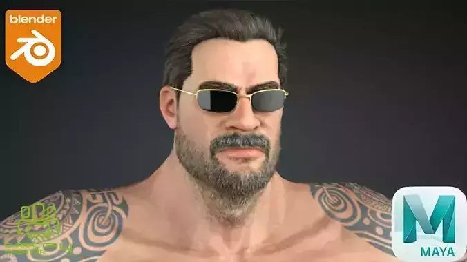 Realistic Rigged Character 06 Male 3D model