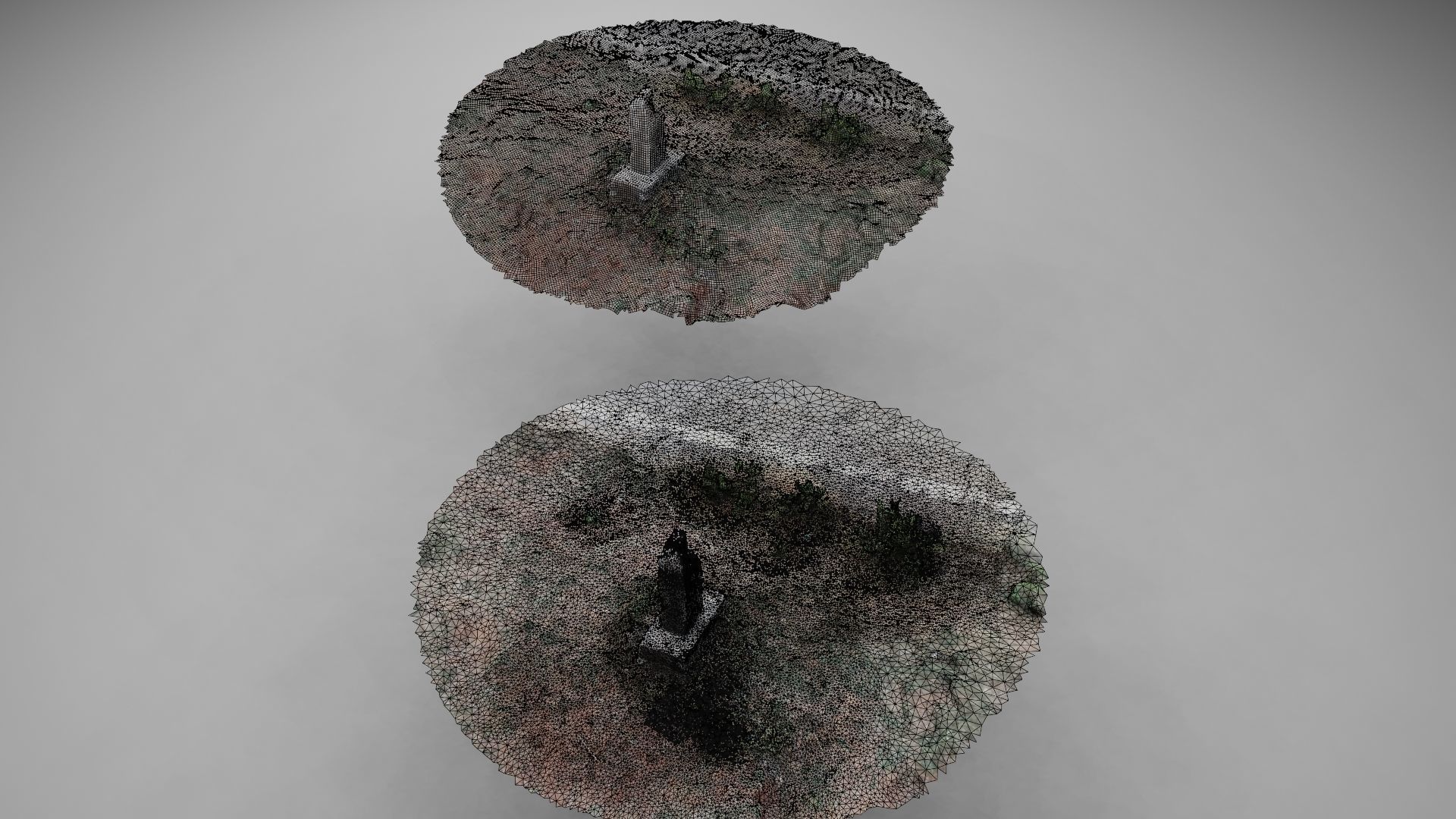 Roadside piller photoscan retopo model 3D model_15