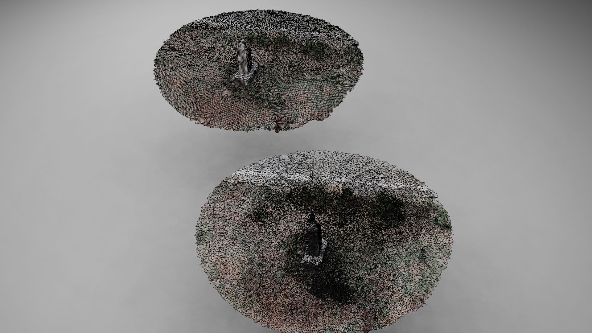 Roadside piller photoscan retopo model 3D model_14