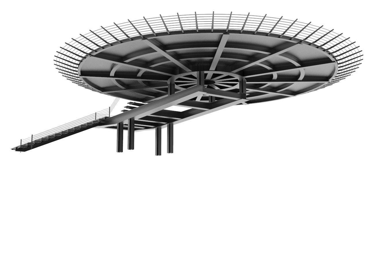 Helipad 3D model_1