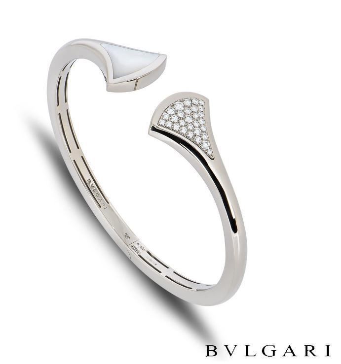 Bvlgari Divas Dream THICK STONE AND DIAMOND Bracelet 3D print model_2