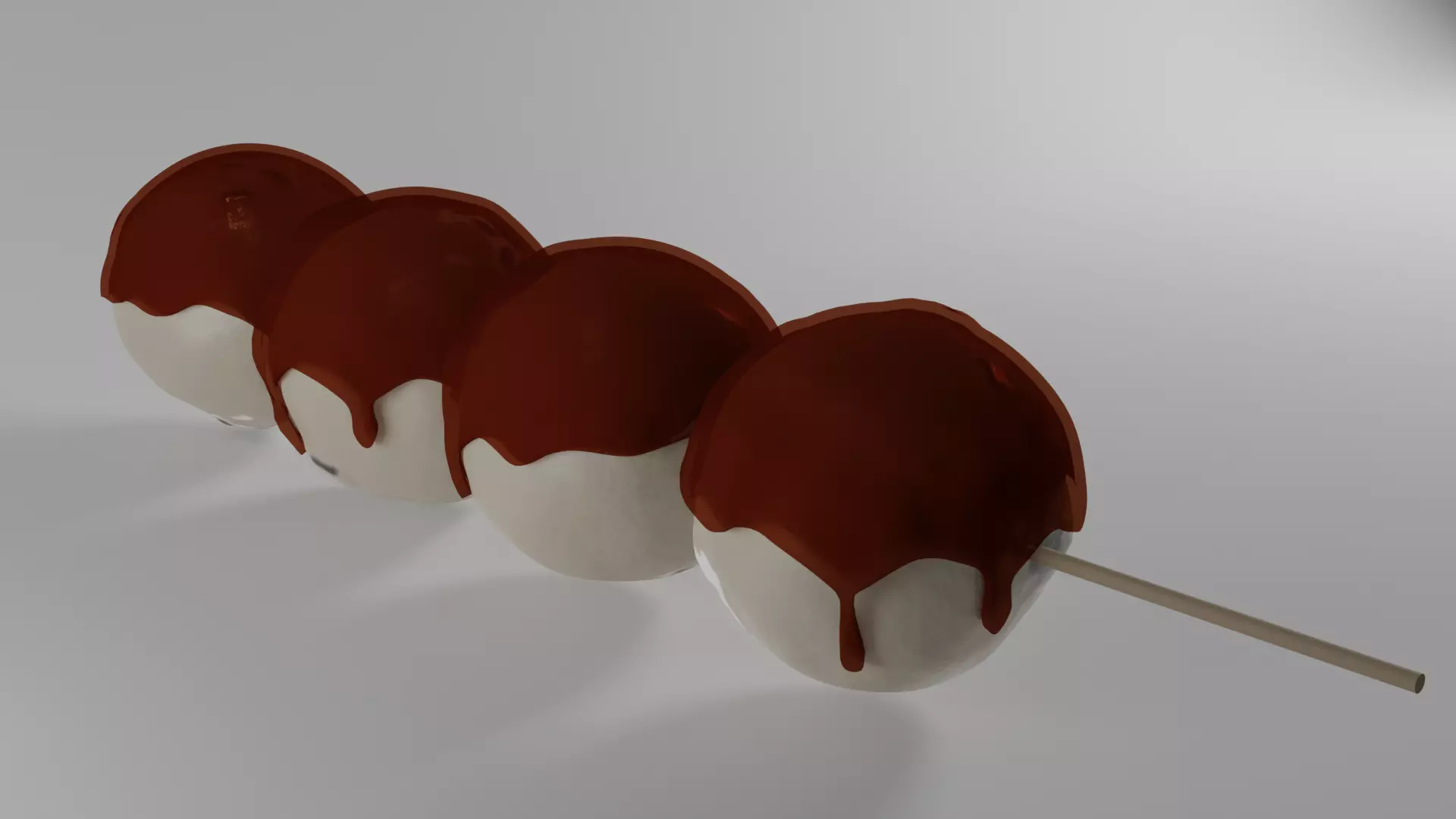Mitarashi Dango  3D model_0