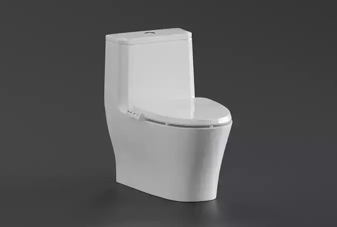 K-23188-HC-0 one piece compact elongated toilet  3D model