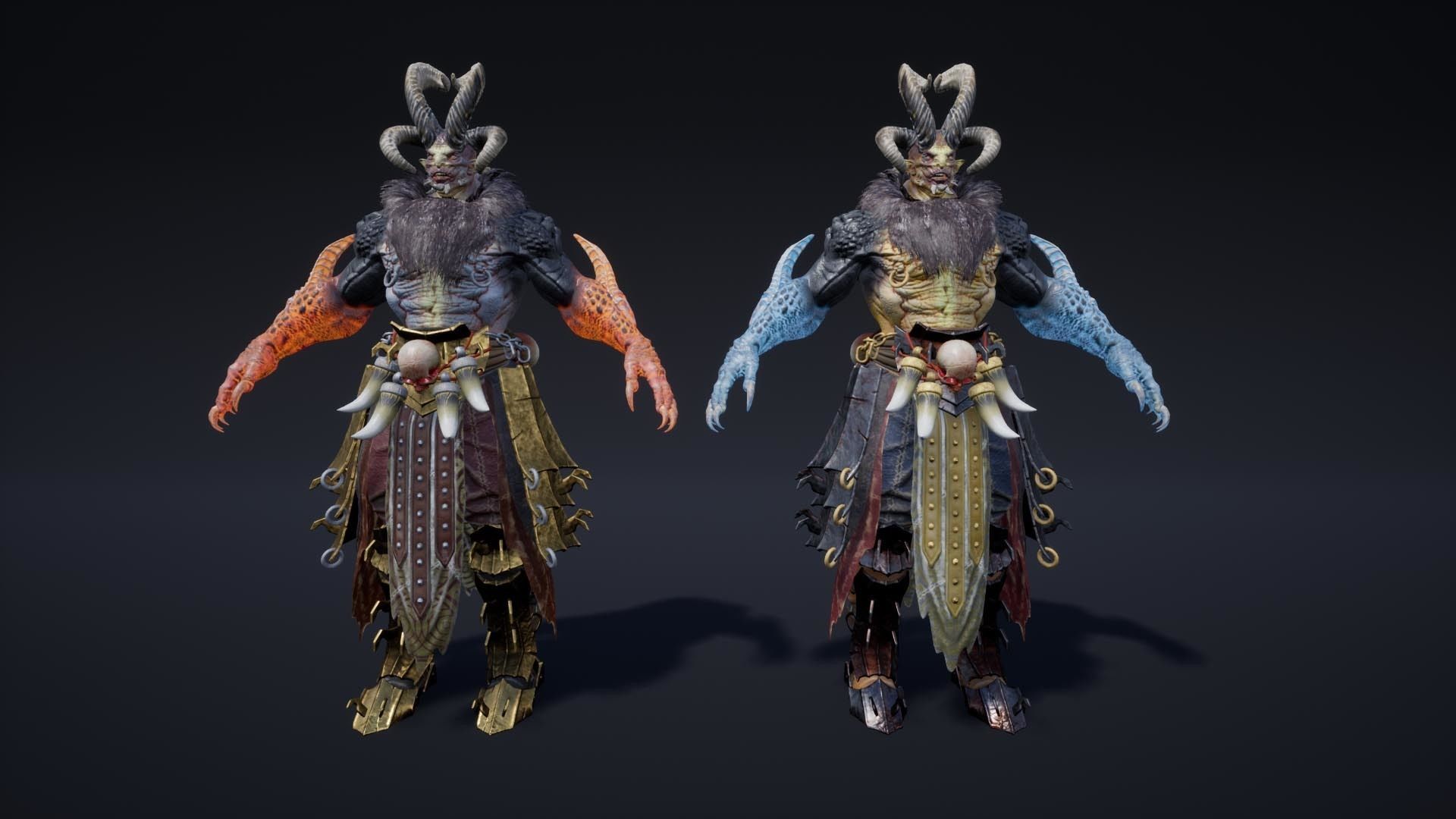 Fantasy Enemies Pack Low-poly 3D model_17