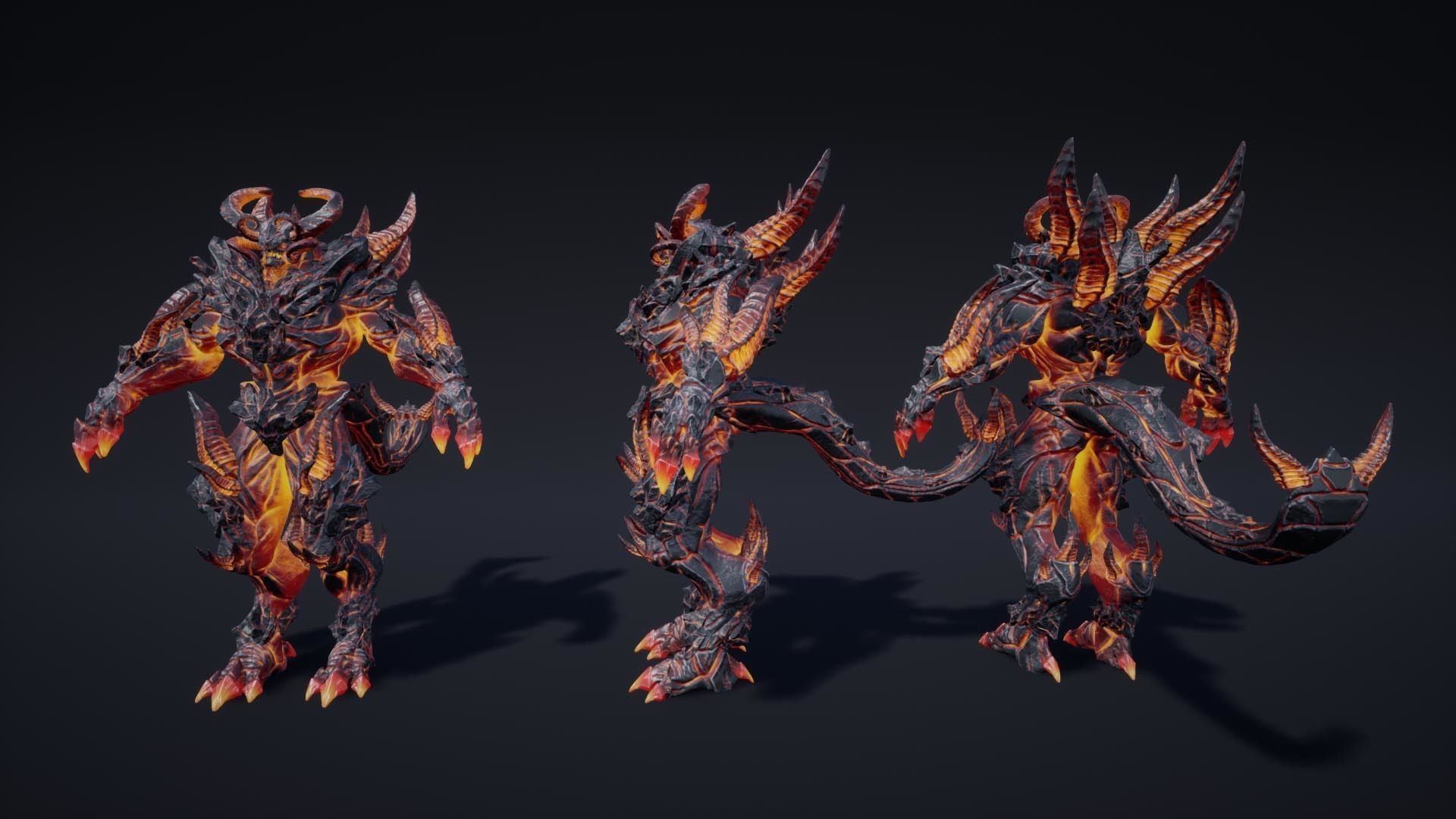 Fantasy Enemies Pack Low-poly 3D model_30