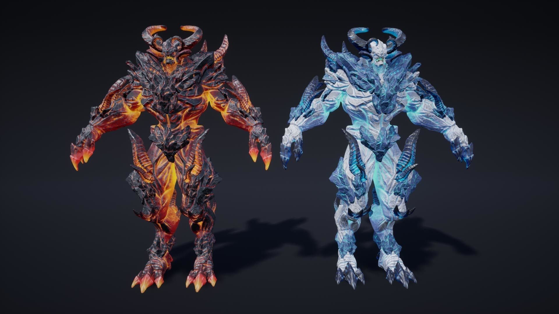 Fantasy Enemies Pack Low-poly 3D model_31