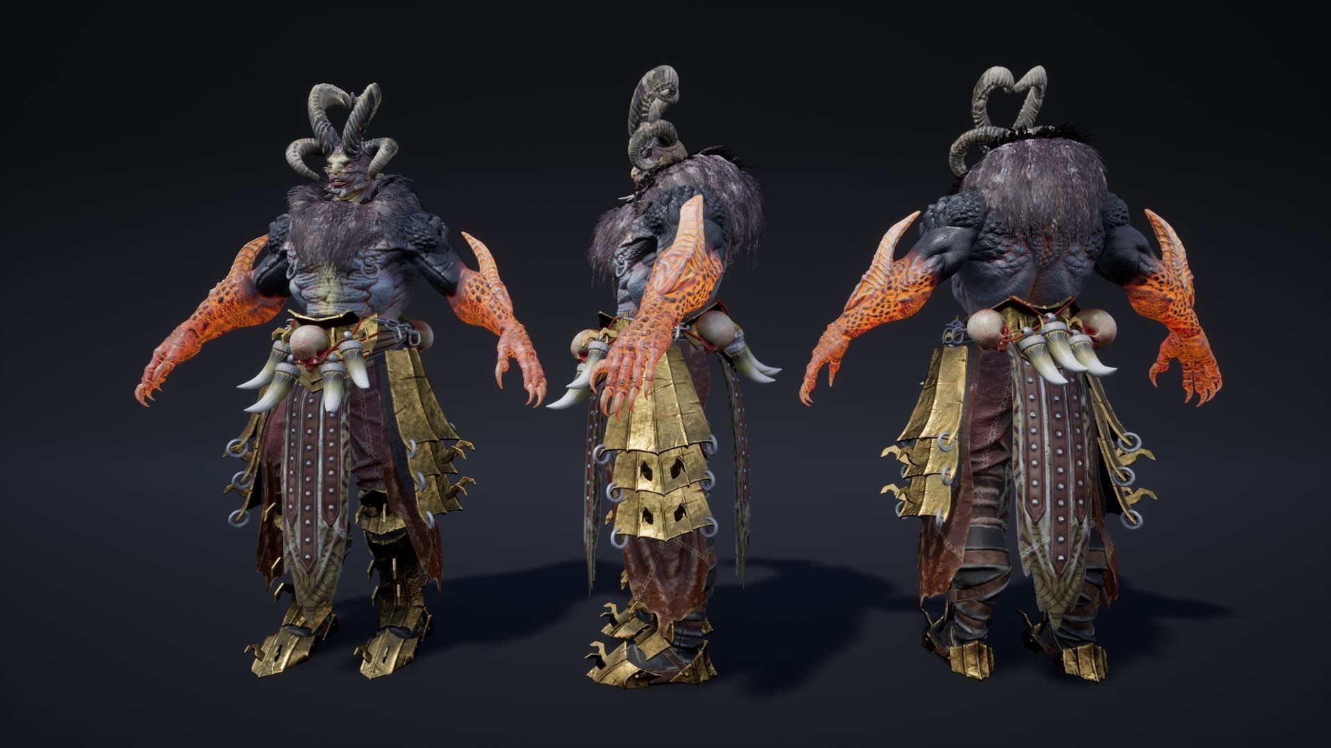 Fantasy Enemies Pack Low-poly 3D model_16