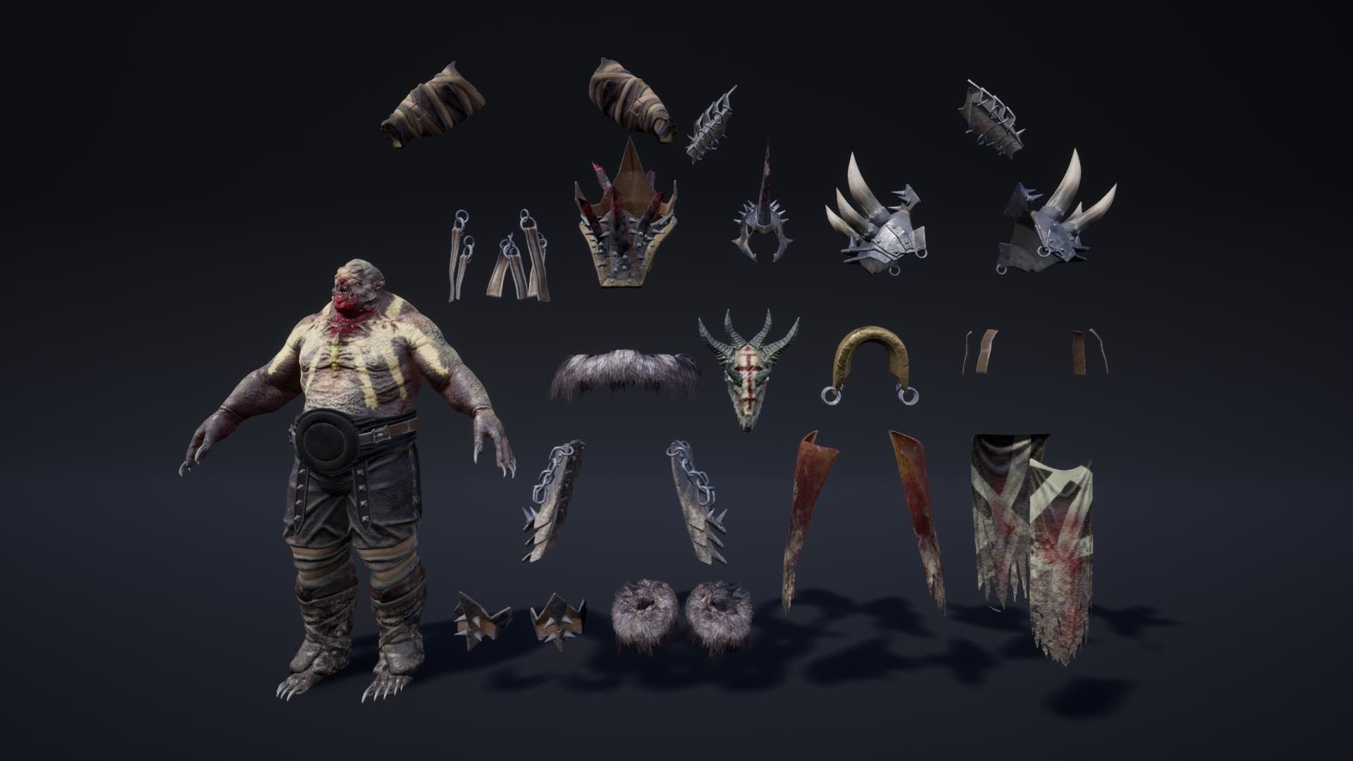 Fantasy Enemies Pack Low-poly 3D model_26
