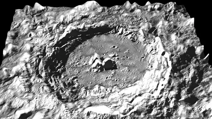 Moretus Lunar Crater
