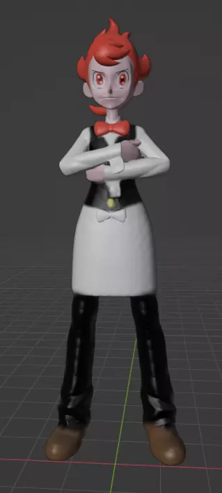 Chili gym leader  3D print model_0