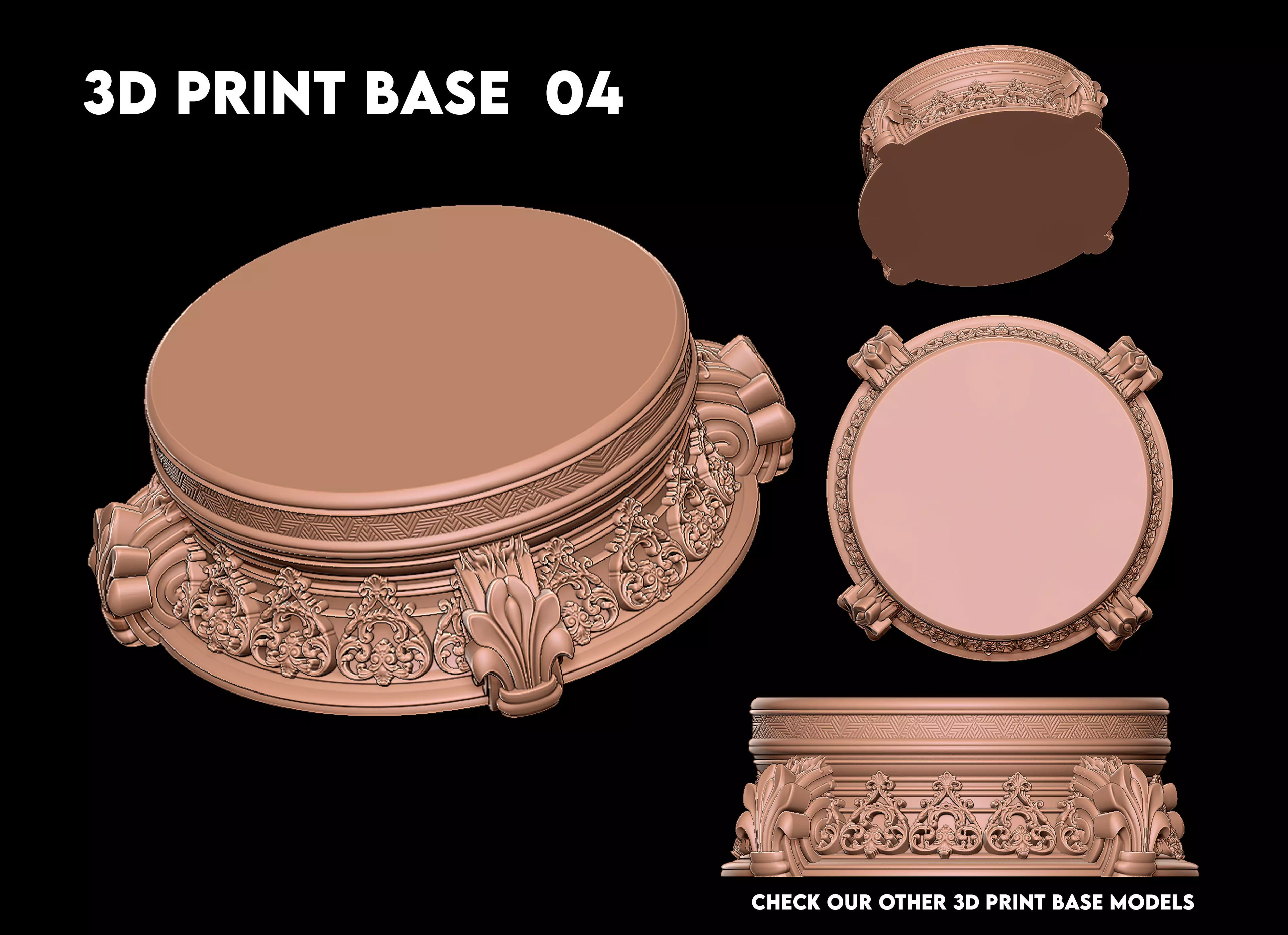 3D Print Base 04 3D print model