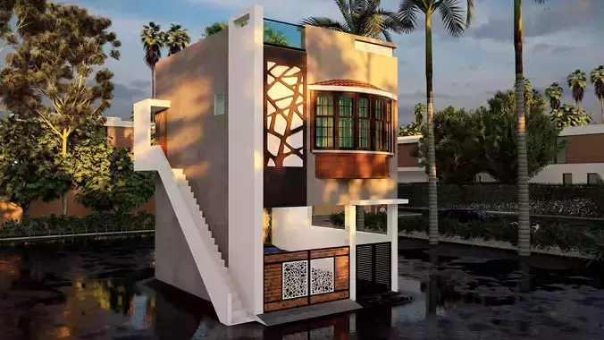 small house 3D model