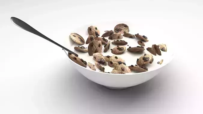 Bowl Of Chocolate Chip Cookie Cereals