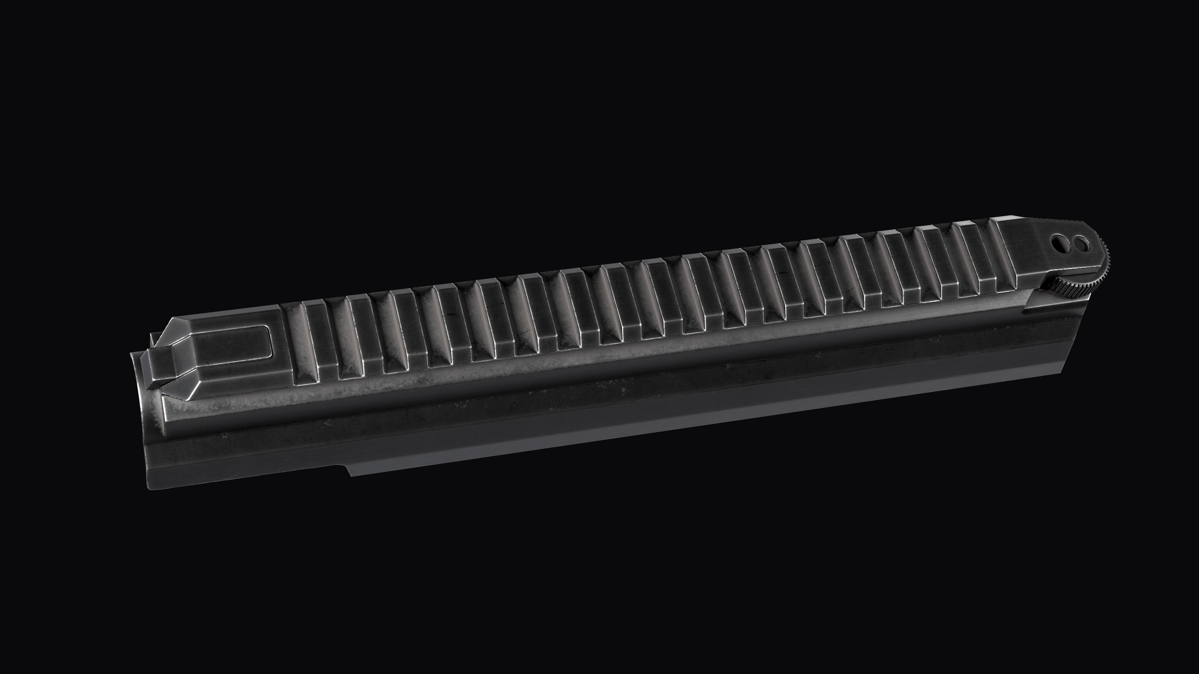 Fab Defence PDC dust cover for AK 74 AKM Low-poly 3D model_6