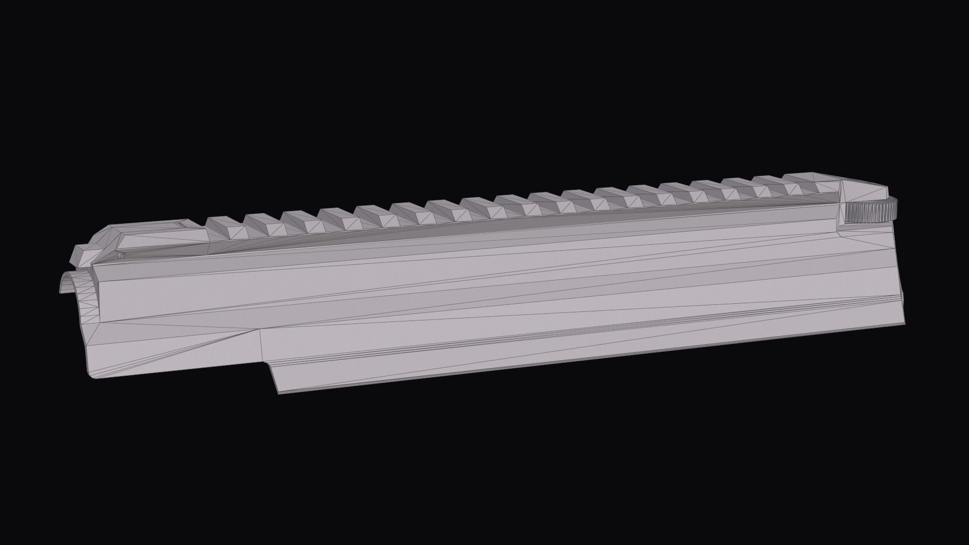 Fab Defence PDC dust cover for AK 74 AKM Low-poly 3D model_14