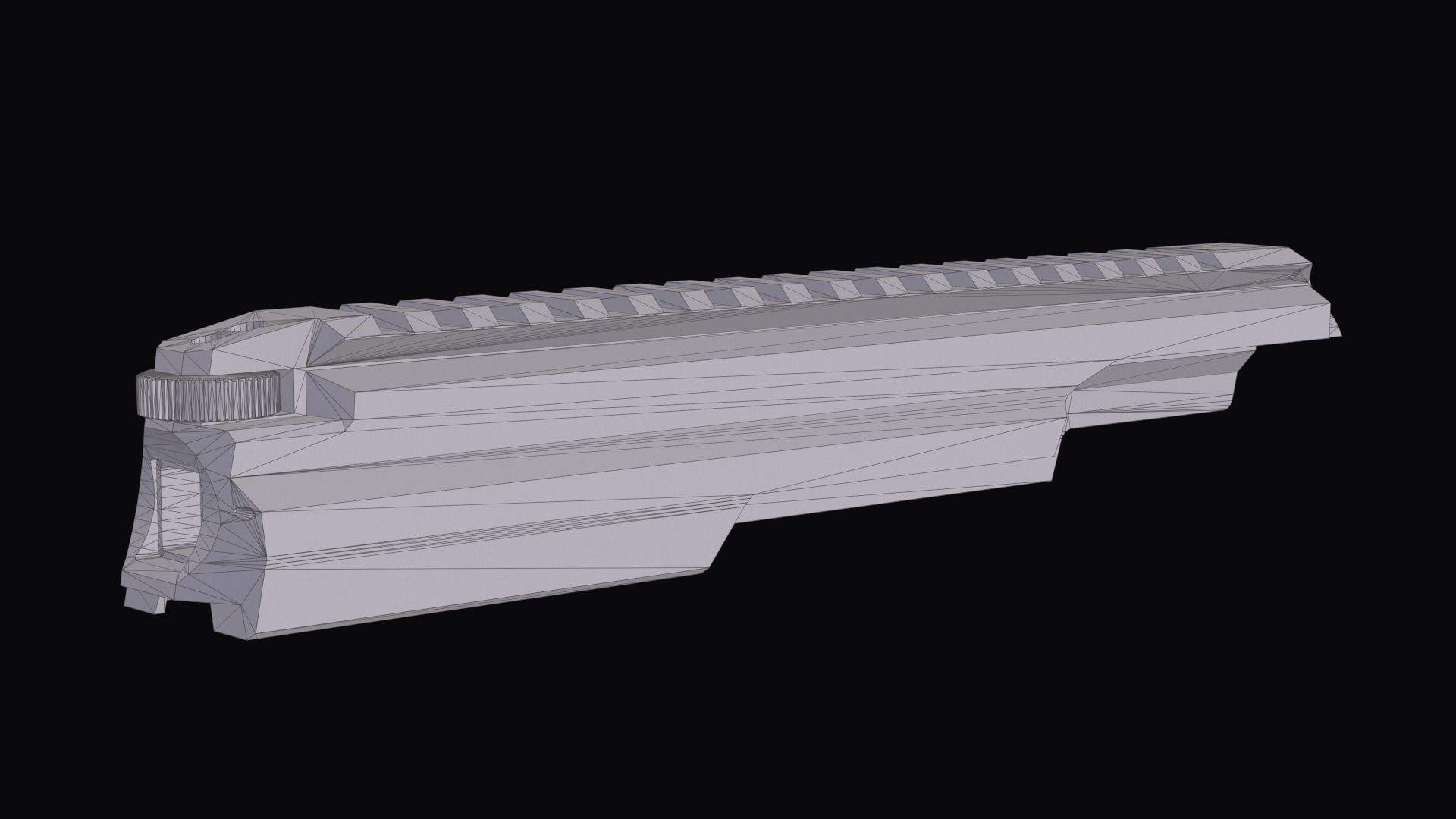 Fab Defence PDC dust cover for AK 74 AKM Low-poly 3D model_13