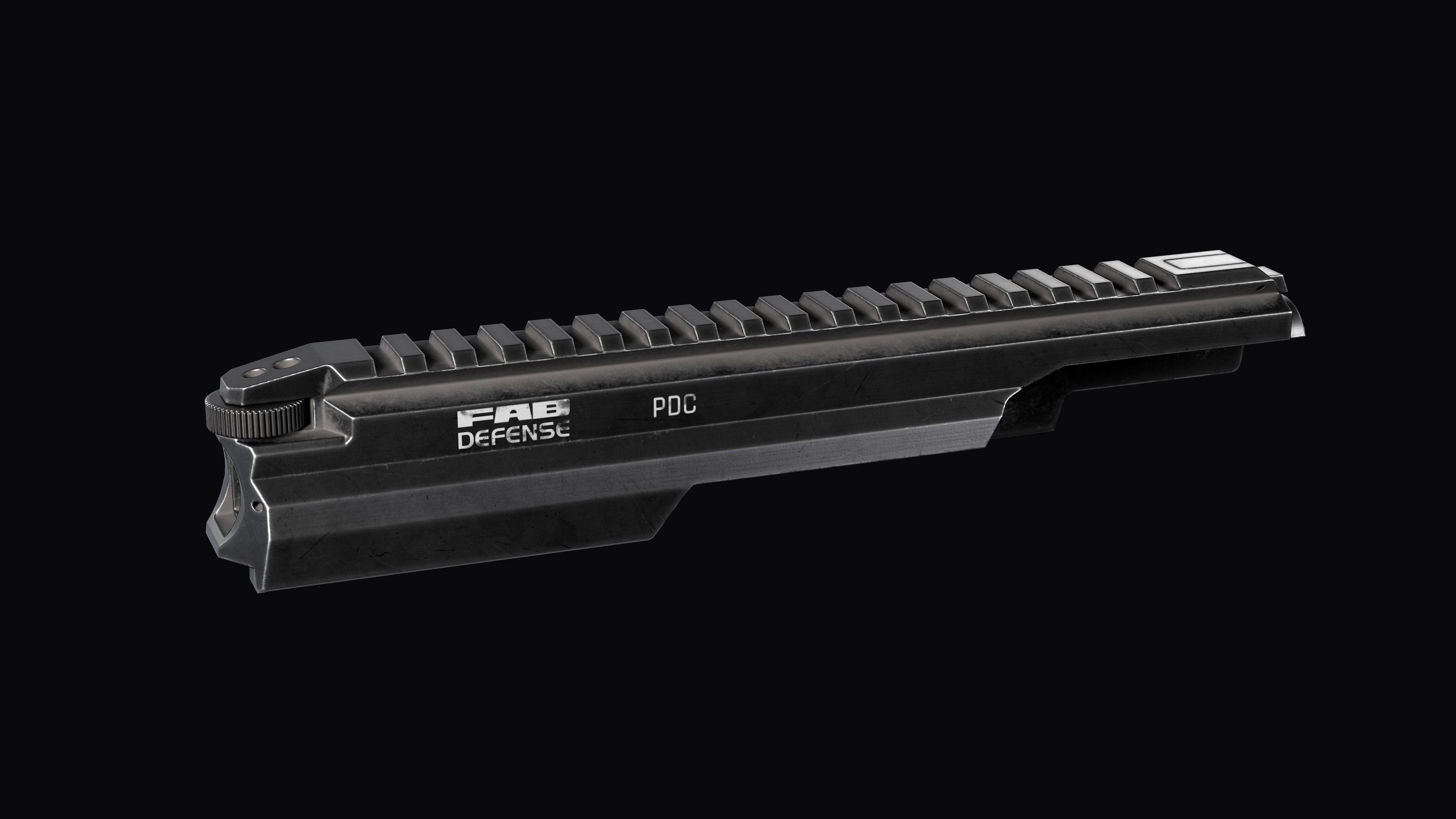 Fab Defence PDC dust cover for AK 74 AKM Low-poly 3D model_5