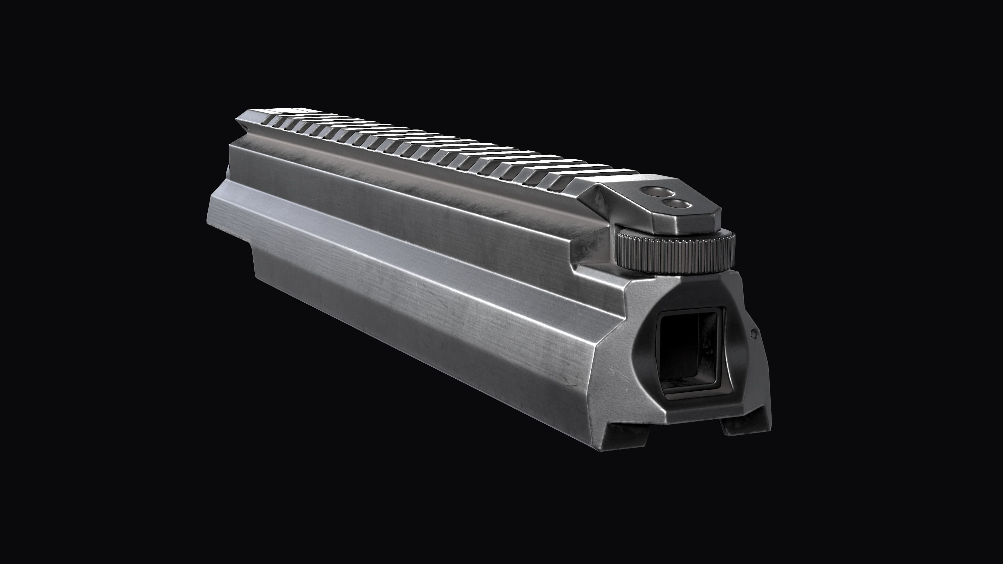 Fab Defence PDC dust cover for AK 74 AKM Low-poly 3D model_8